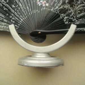 soporte abanico plata